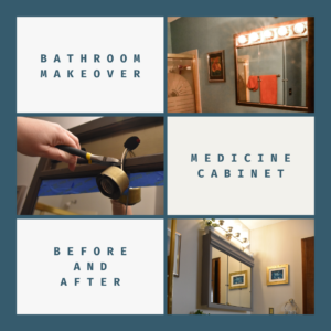 Bathroom Makeover Project Medicine Cabinet